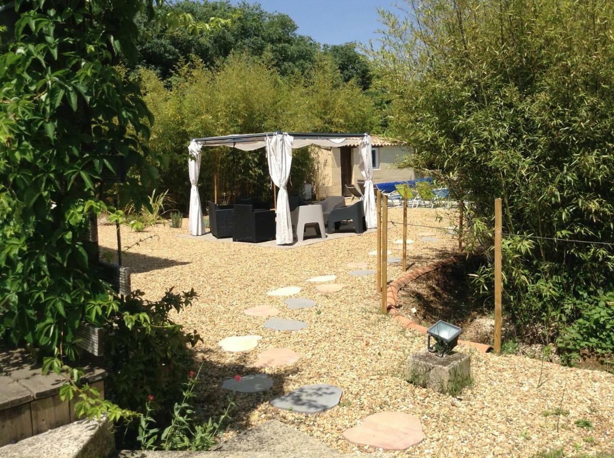 Villa La Charmeuse Fleurie Collias Exterior foto